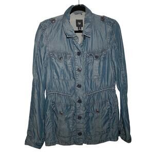 Gap - Women's Blue Lightweight Utility Jacket - Size S